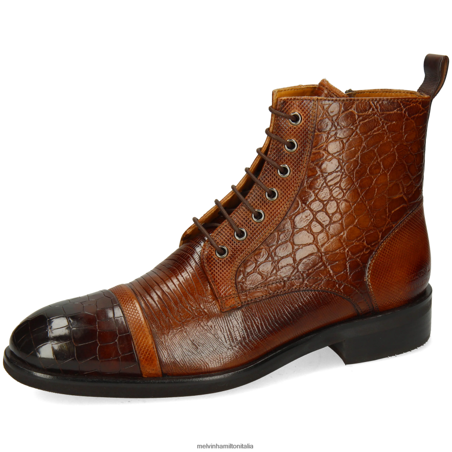 esso Melvin & Hamilton uomini Patrizio 28 marrone stivaletti L80P2P129