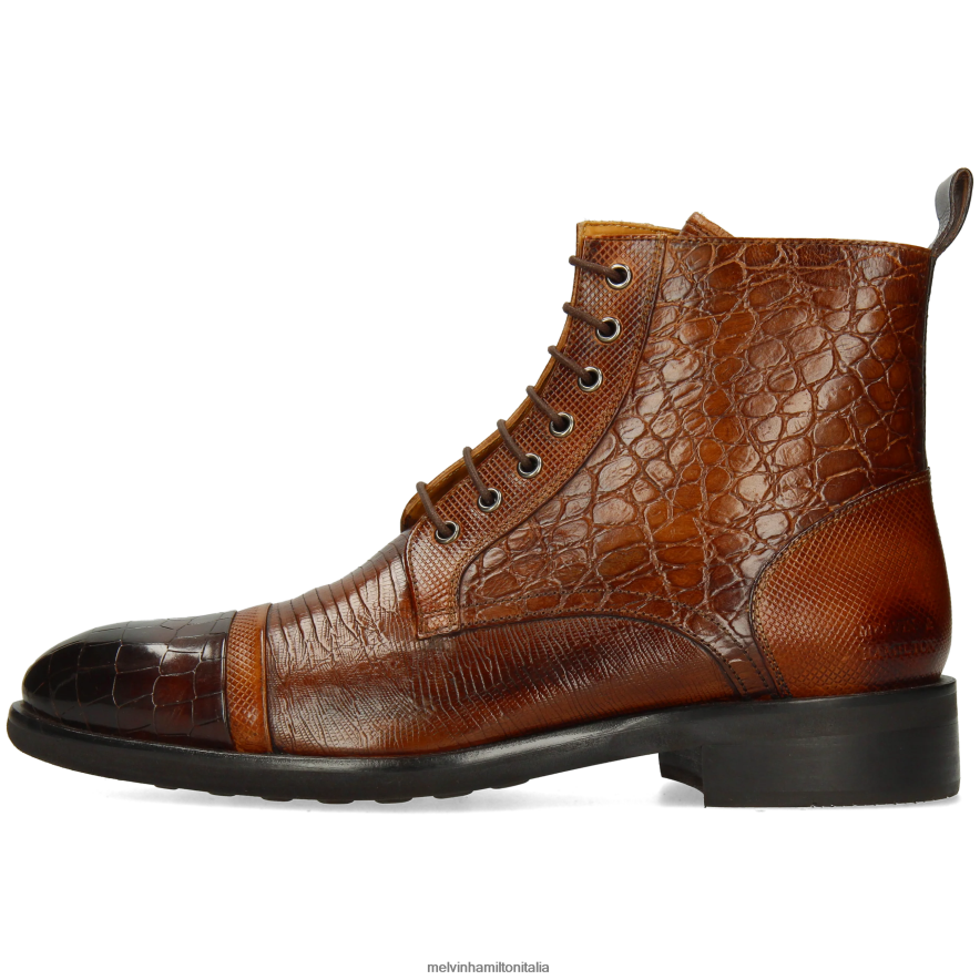 esso Melvin & Hamilton uomini Patrizio 28 marrone stivaletti L80P2P129