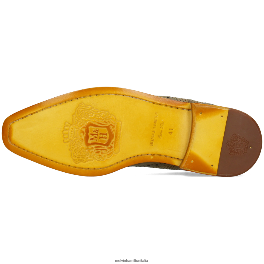 esso Melvin & Hamilton uomini alessio 9 cachi stivaletti L80P2P48