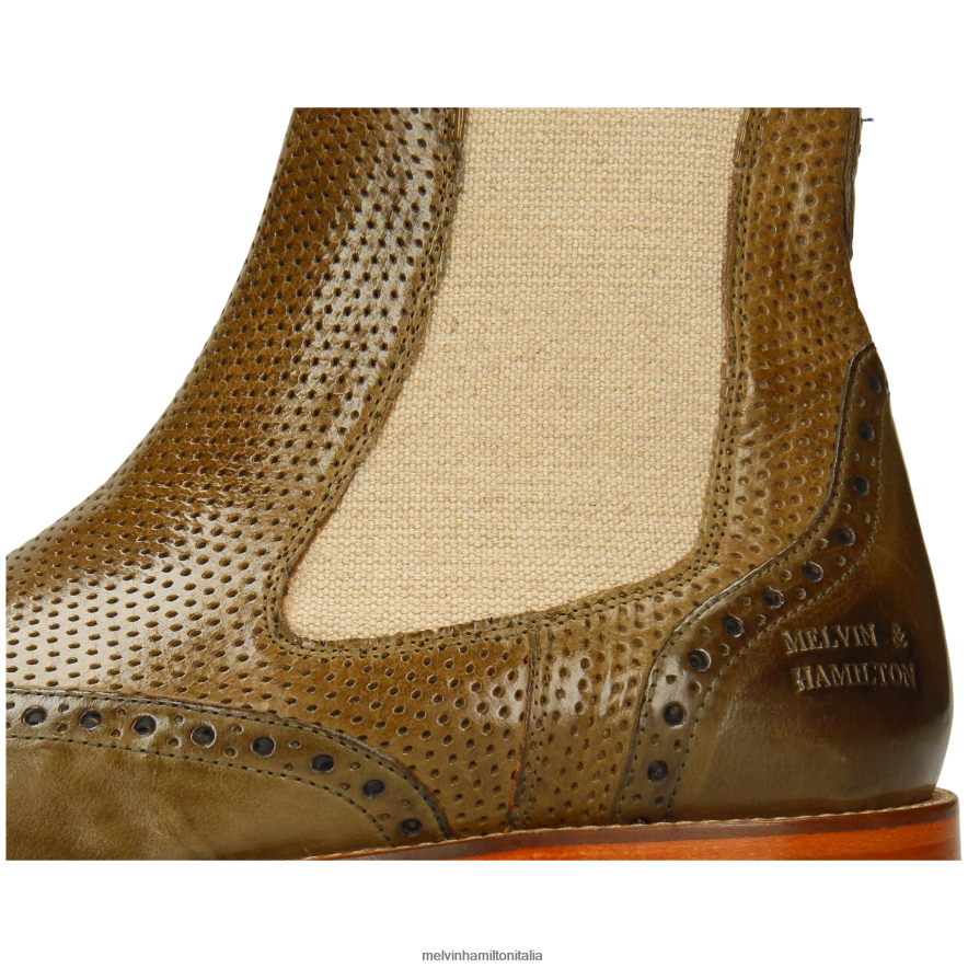 esso Melvin & Hamilton uomini alessio 9 cachi stivaletti L80P2P48