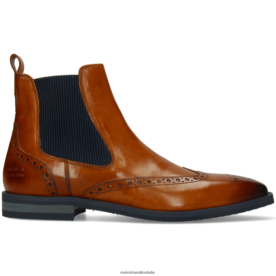 esso Melvin & Hamilton uomini alessio 9 marrone stivaletti L80P2P16