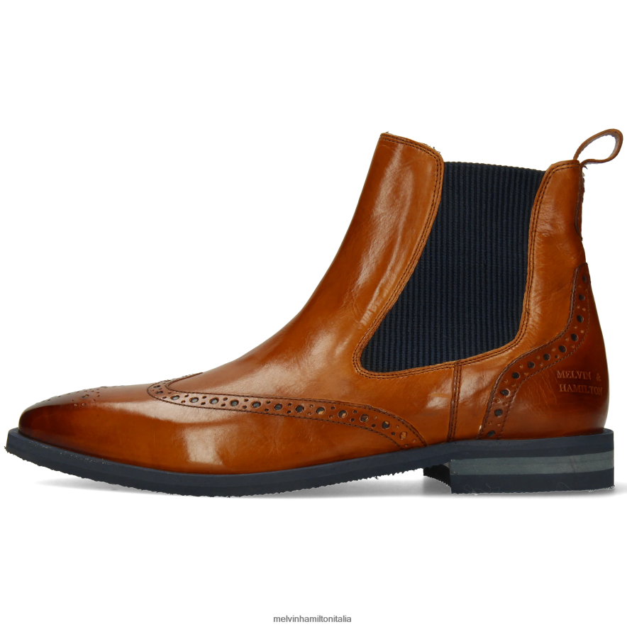 esso Melvin & Hamilton uomini alessio 9 marrone stivaletti L80P2P16