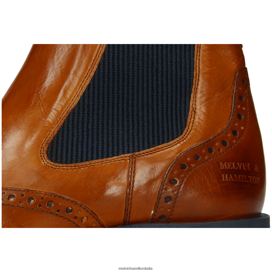 esso Melvin & Hamilton uomini alessio 9 marrone stivaletti L80P2P16