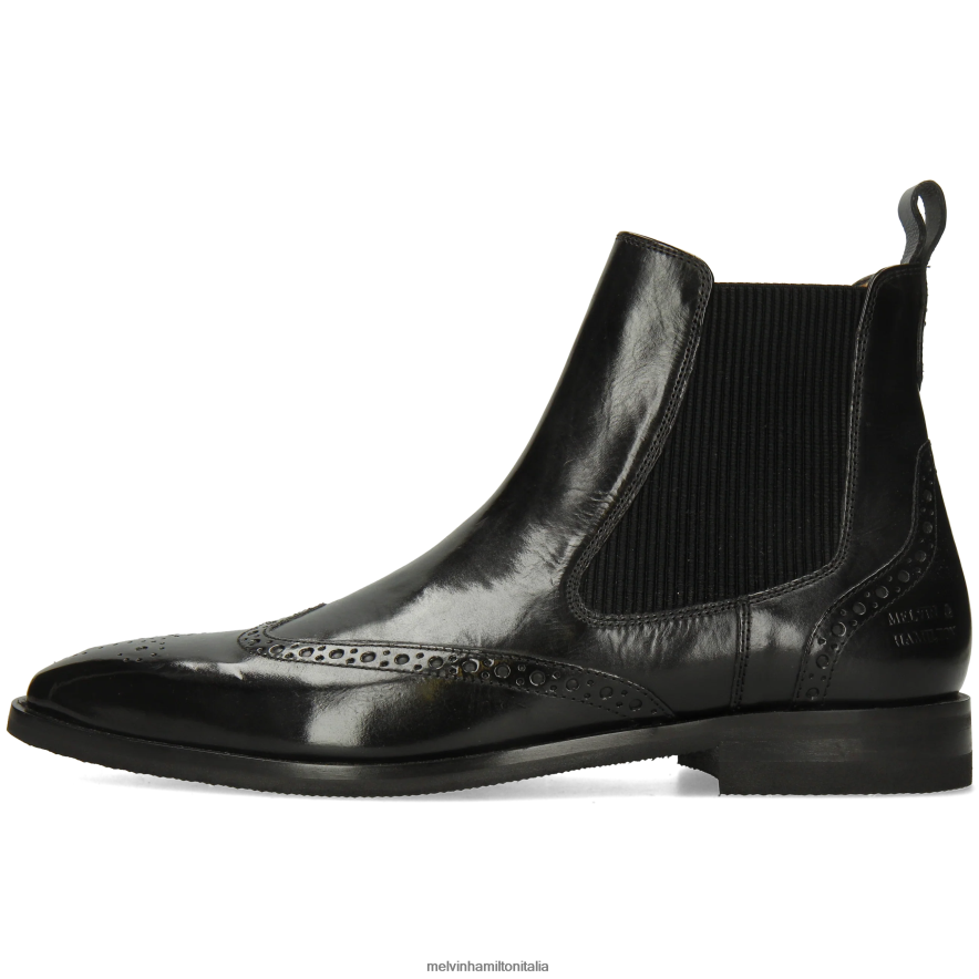 esso Melvin & Hamilton uomini alessio 9 nero stivaletti L80P2P74