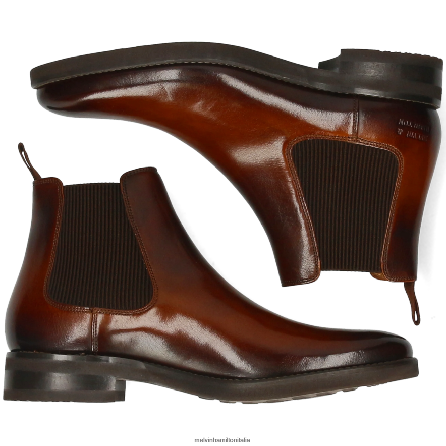 esso Melvin & Hamilton uomini clint 7 marrone stivaletti L80P2P53