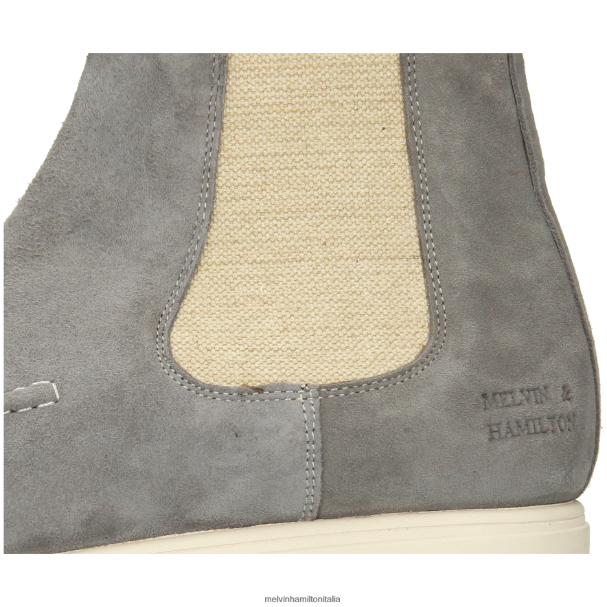 esso Melvin & Hamilton uomini conte 21 grigio stivaletti L80P2P42