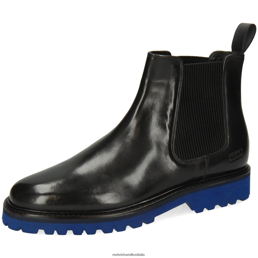 esso Melvin & Hamilton uomini destro 2 nero stivaletti L80P2P65