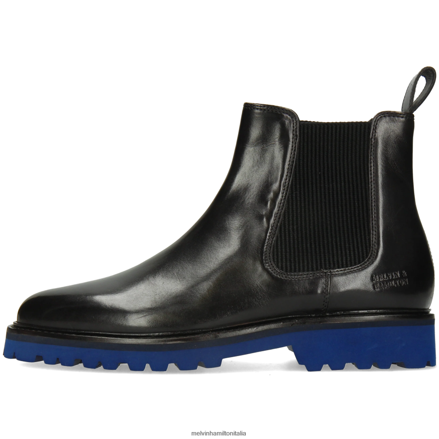 esso Melvin & Hamilton uomini destro 2 nero stivaletti L80P2P65