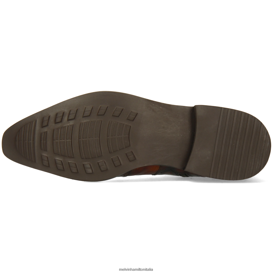 esso Melvin & Hamilton uomini elvis 26 marrone stivaletti L80P2P95