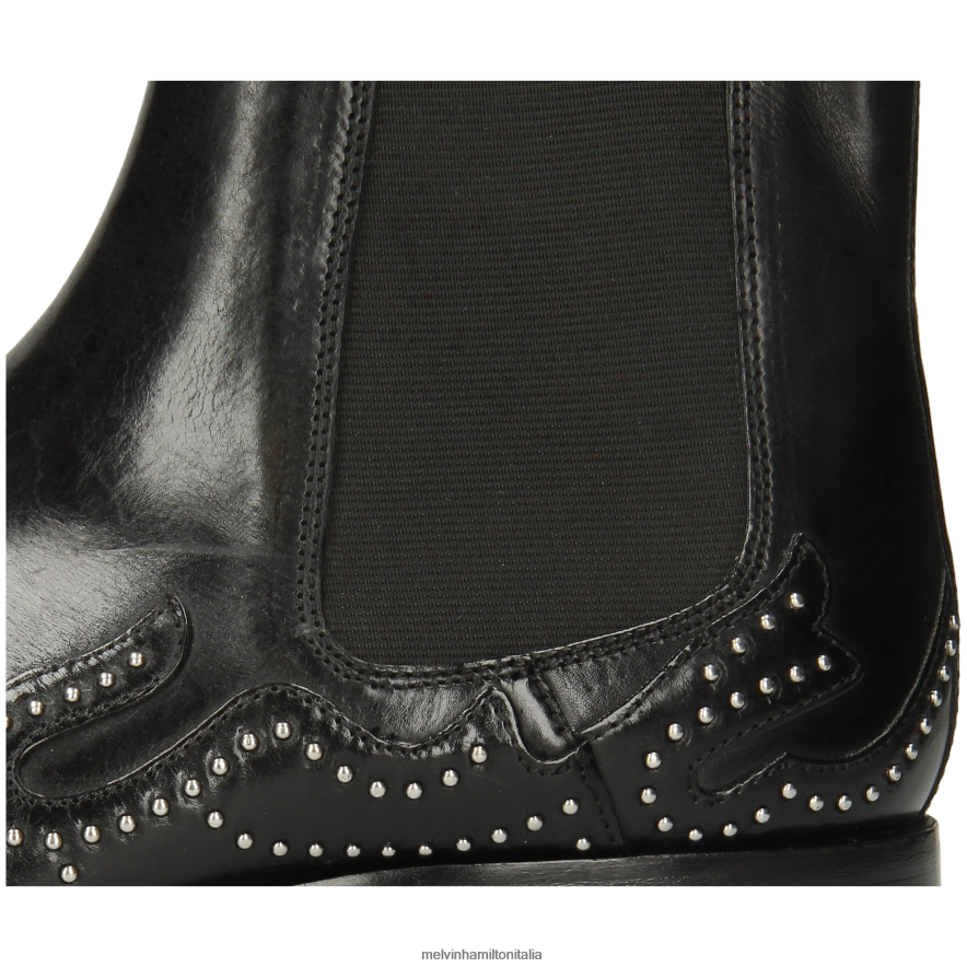 esso Melvin & Hamilton uomini elvis 81 nero stivaletti L80P2P114