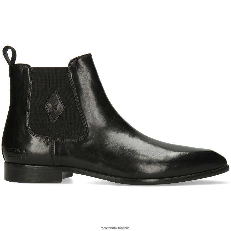 esso Melvin & Hamilton uomini elyas 5 nero stivaletti L80P2P10