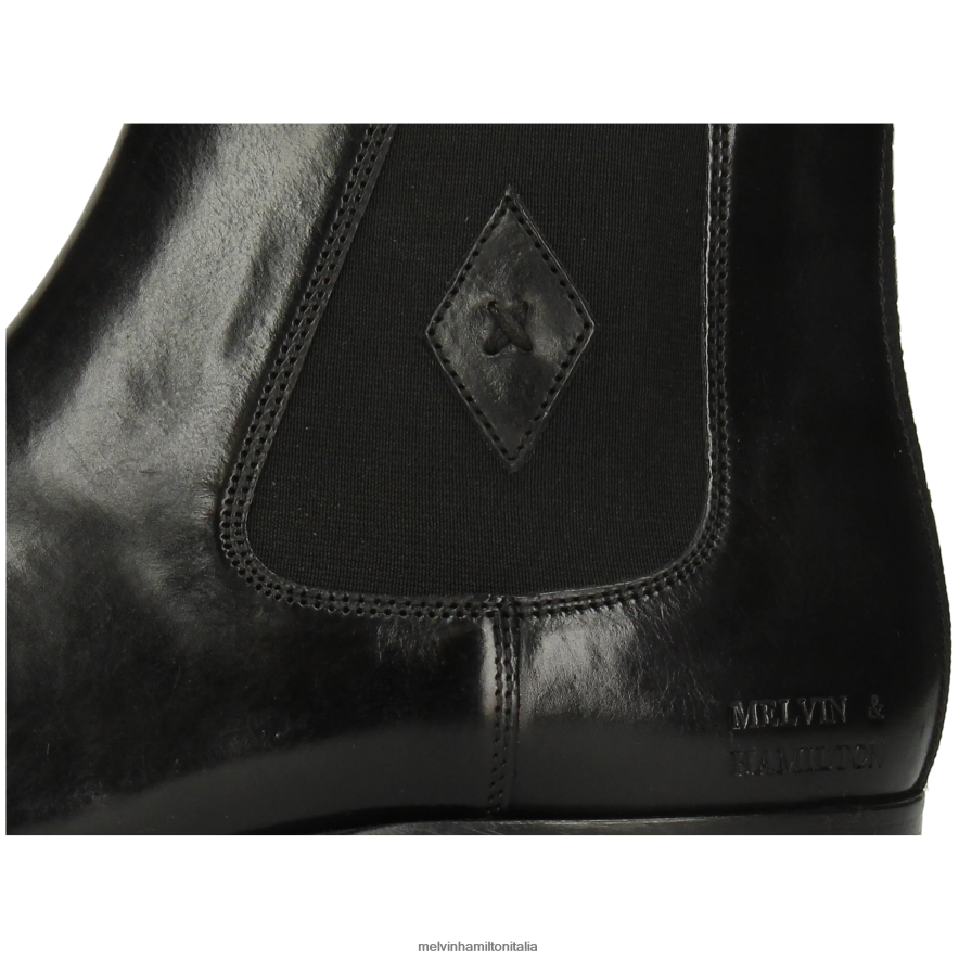 esso Melvin & Hamilton uomini elyas 5 nero stivaletti L80P2P10