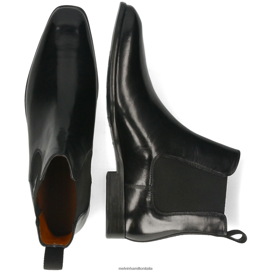 esso Melvin & Hamilton uomini elyas 5 nero stivaletti L80P2P10