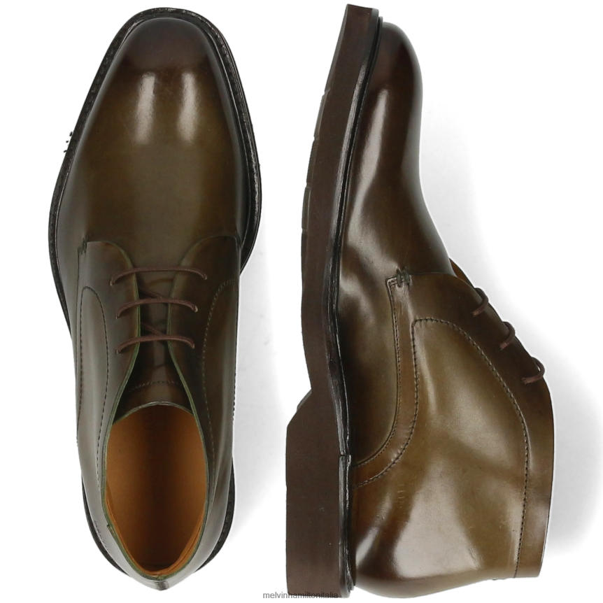 esso Melvin & Hamilton uomini felice 1 cachi stivaletti DLT2BB77