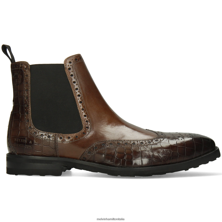 esso Melvin & Hamilton uomini flynn 2 grigio stivaletti L80P2P30