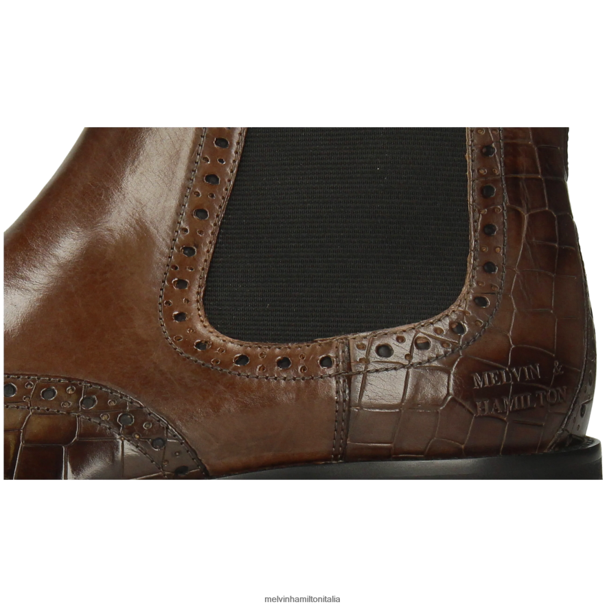 esso Melvin & Hamilton uomini flynn 2 grigio stivaletti L80P2P30