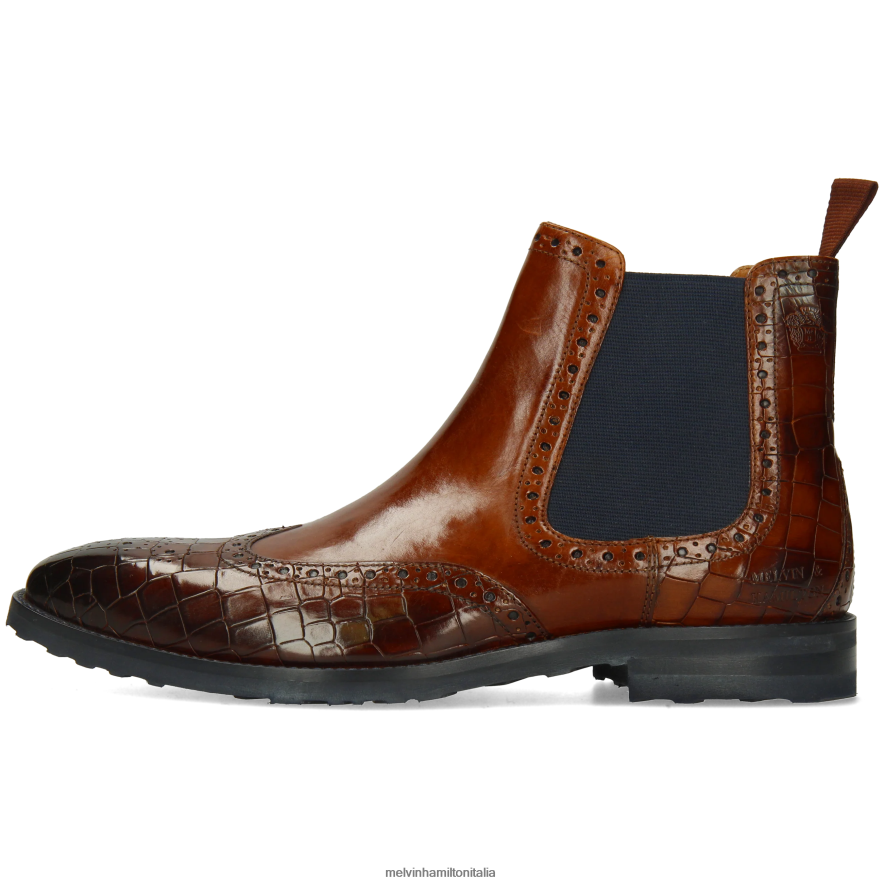 esso Melvin & Hamilton uomini flynn 2 marrone stivaletti L80P2P28