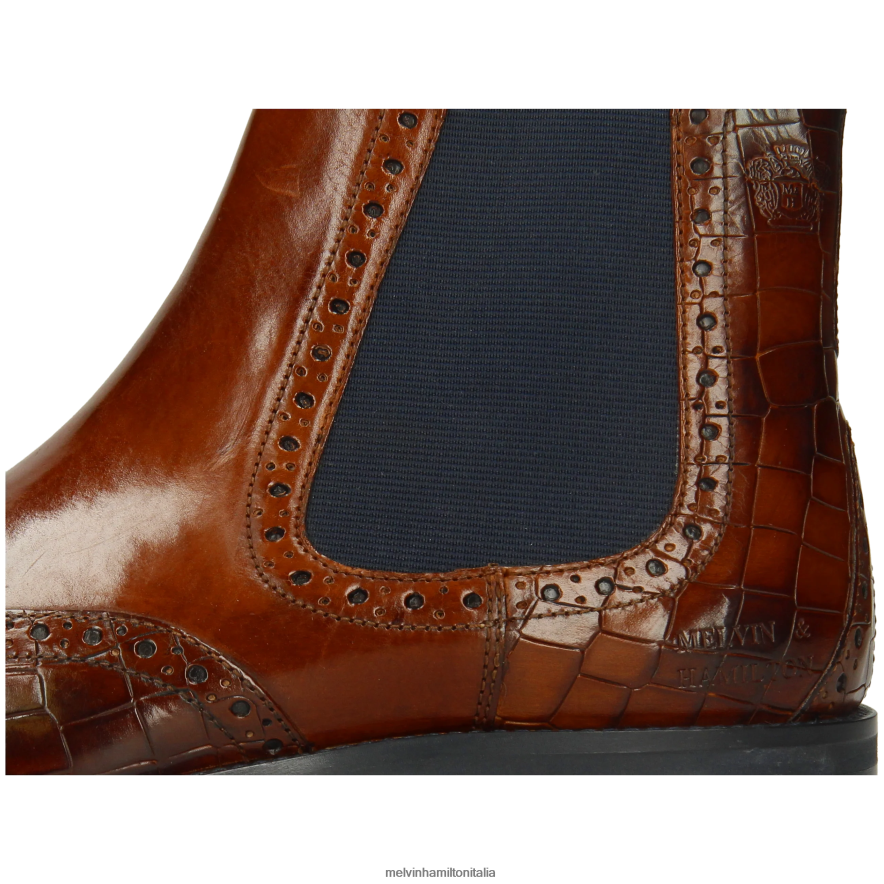 esso Melvin & Hamilton uomini flynn 2 marrone stivaletti L80P2P28