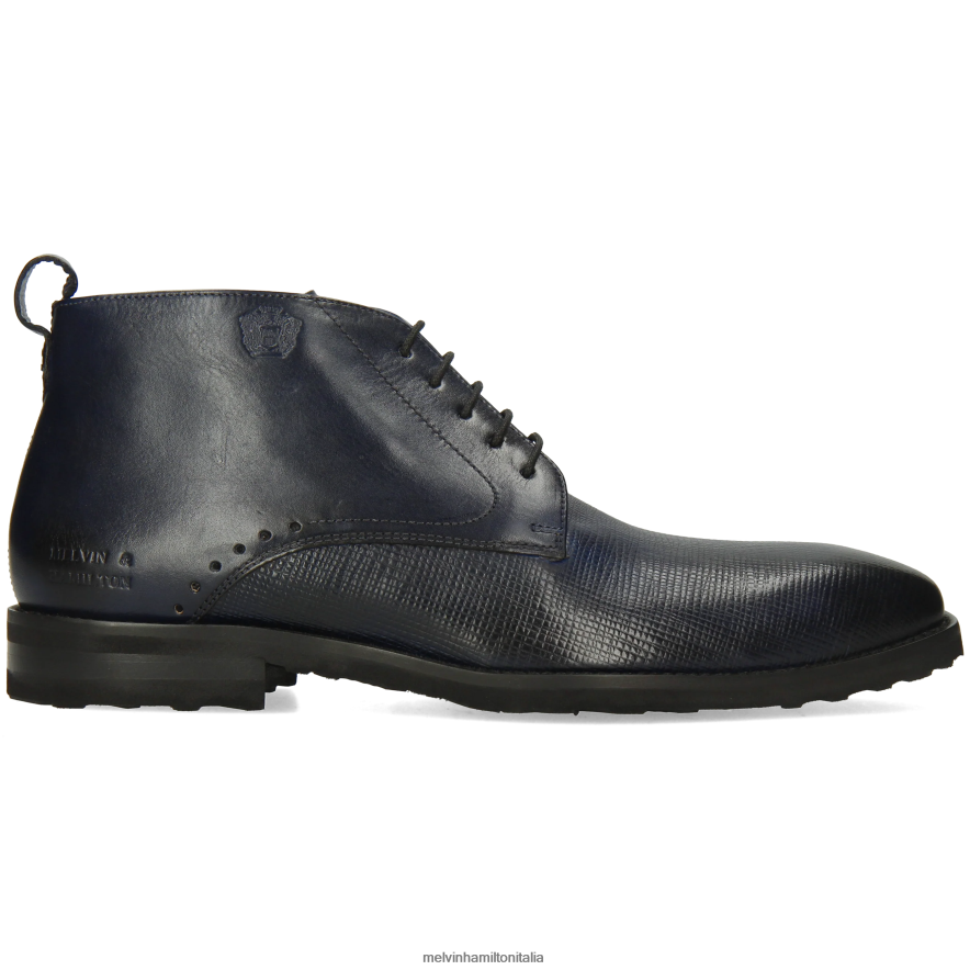 esso Melvin & Hamilton uomini flynn 3 blu stivaletti L80P2P29