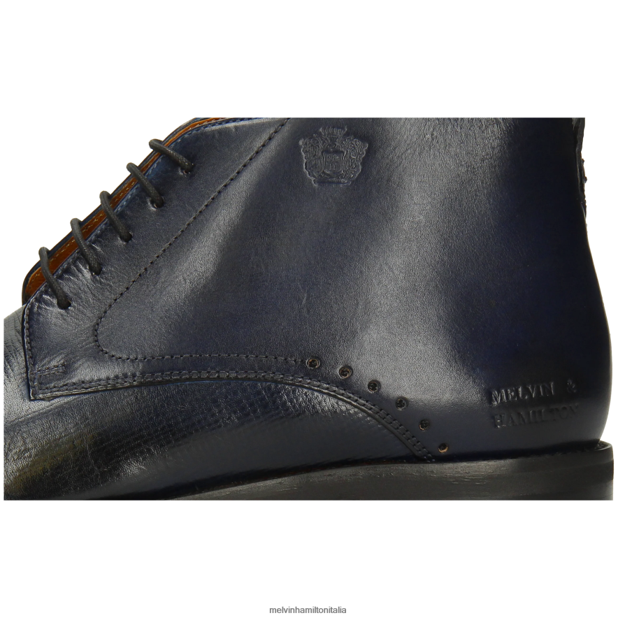 esso Melvin & Hamilton uomini flynn 3 blu stivaletti L80P2P29