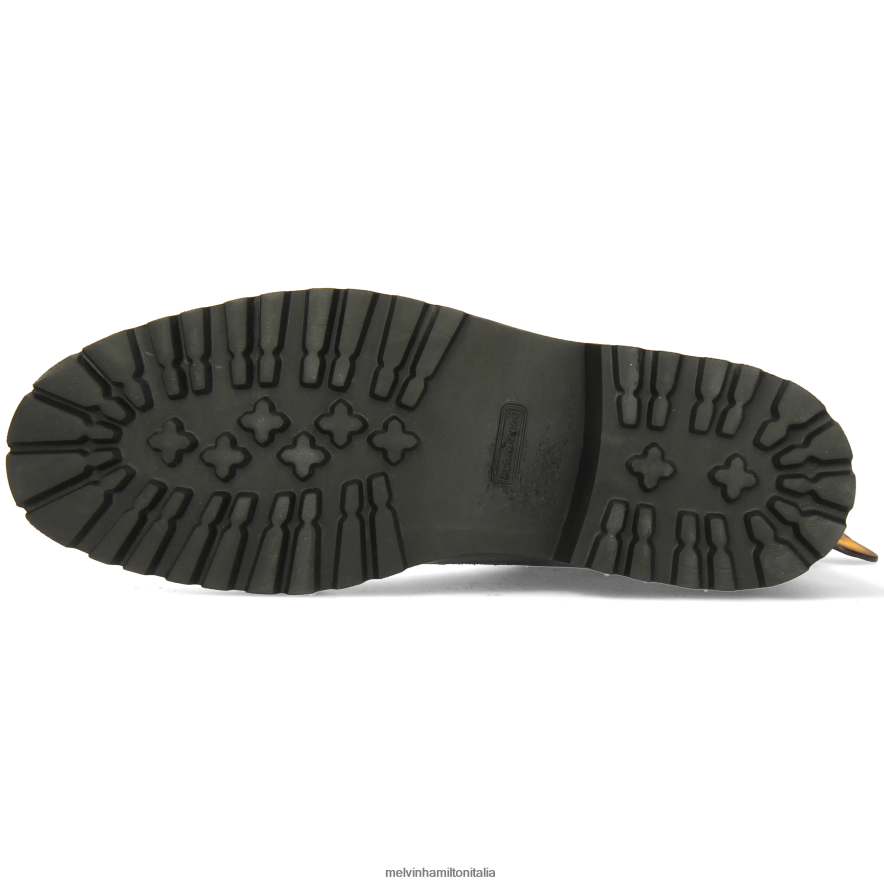 esso Melvin & Hamilton uomini forare 23 nero stivaletti L80P2P41