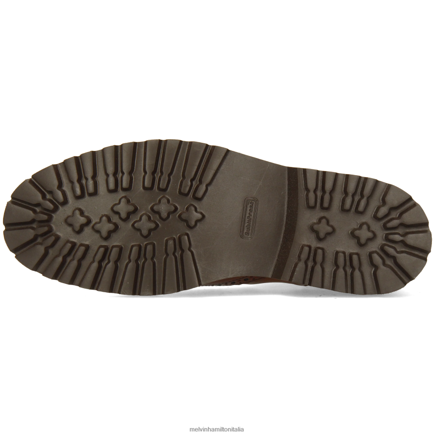 esso Melvin & Hamilton uomini forare 26 marrone stivaletti DLT2BB46