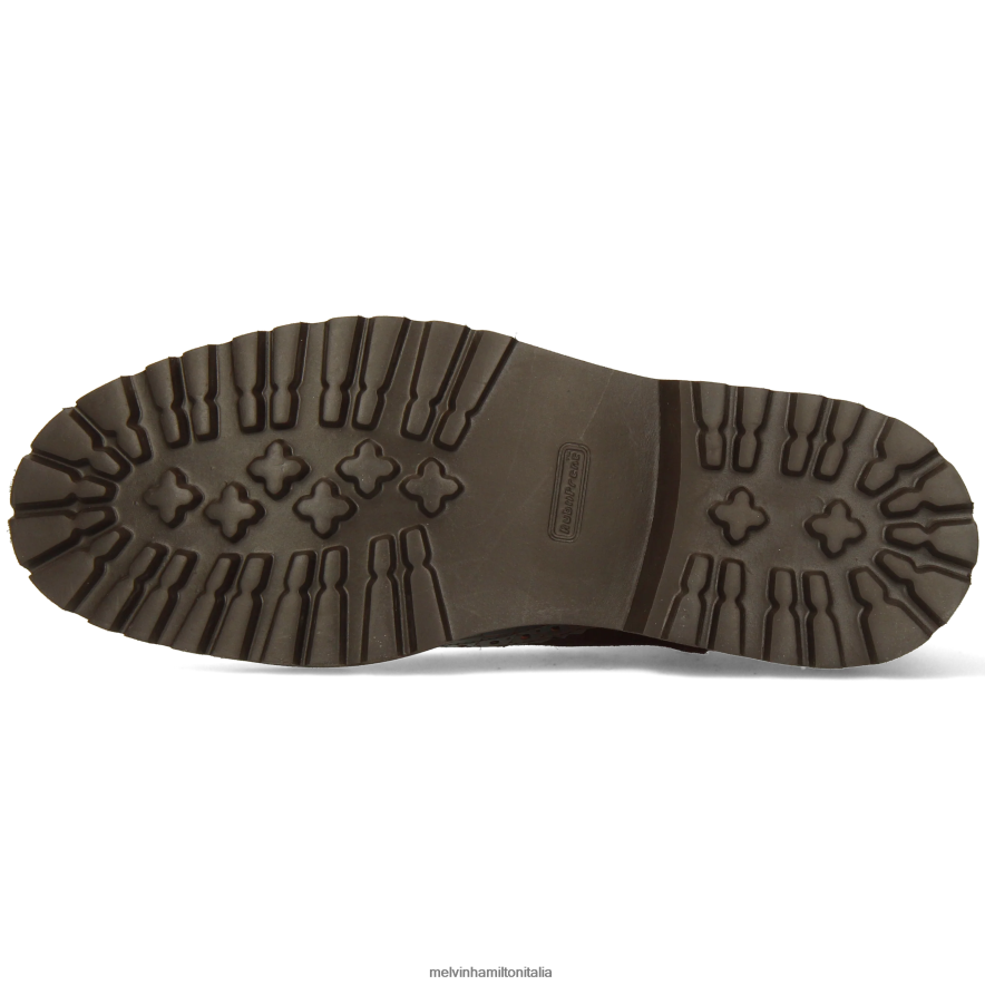 esso Melvin & Hamilton uomini forare 26 marrone stivaletti L80P2P101