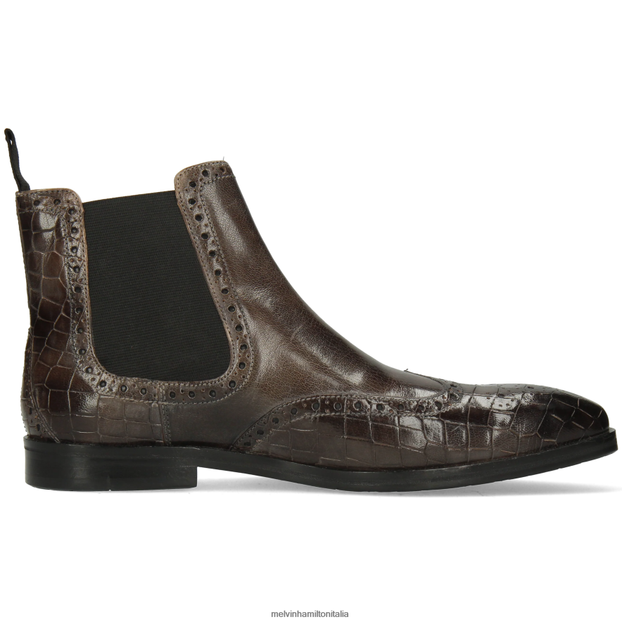 esso Melvin & Hamilton uomini gregge 2 grigio stivaletti L80P2P133