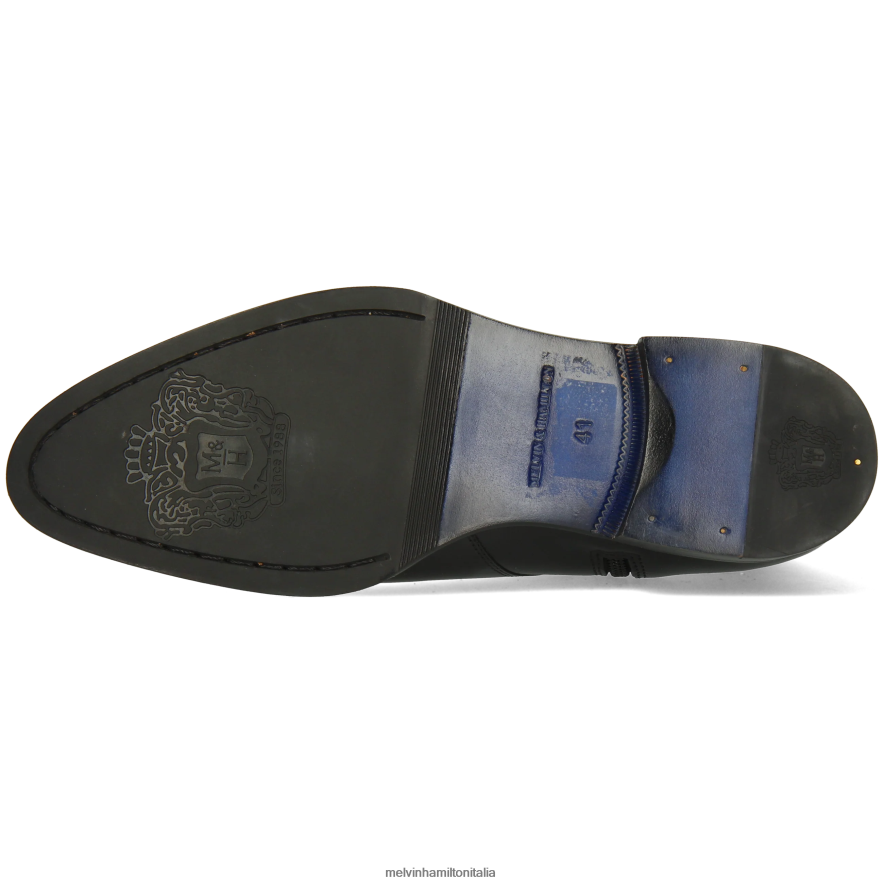 esso Melvin & Hamilton uomini kane 1 nero stivaletti L80P2P125