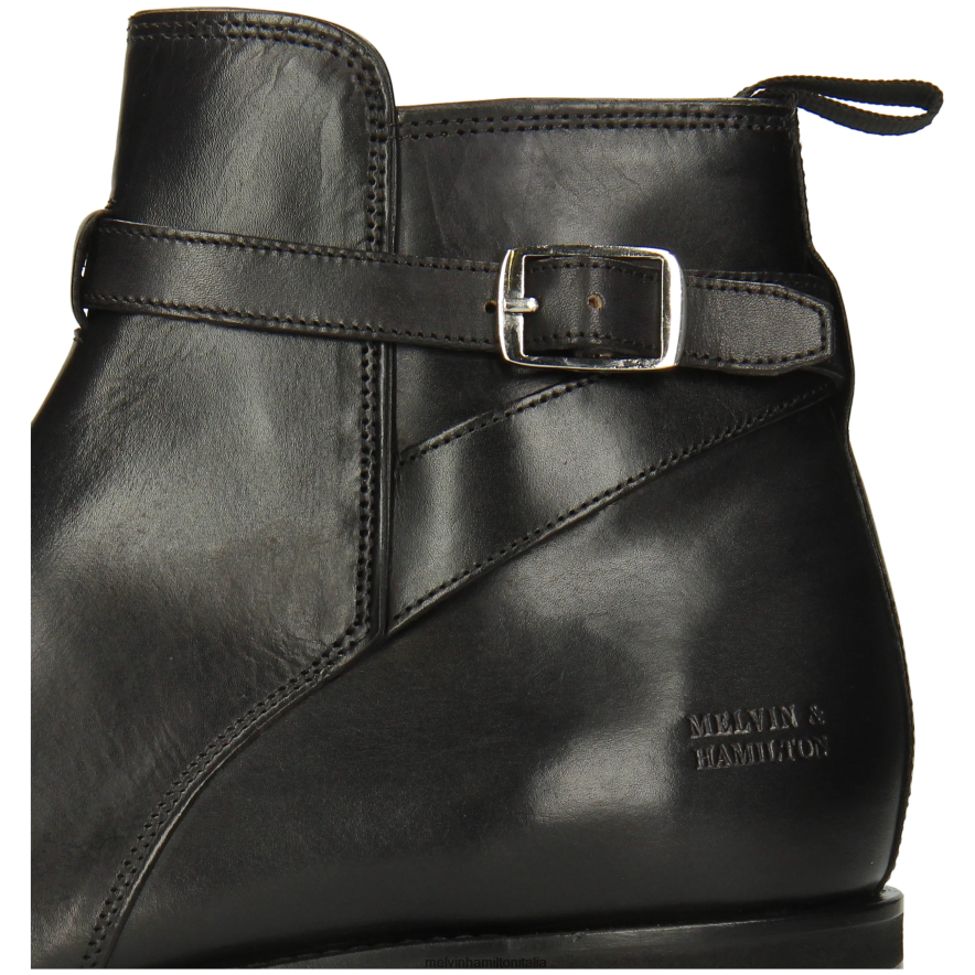 esso Melvin & Hamilton uomini kane 1 nero stivaletti L80P2P91