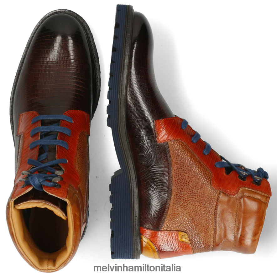 esso Melvin & Hamilton uomini trevor 25 marrone stivaletti L80P2P139