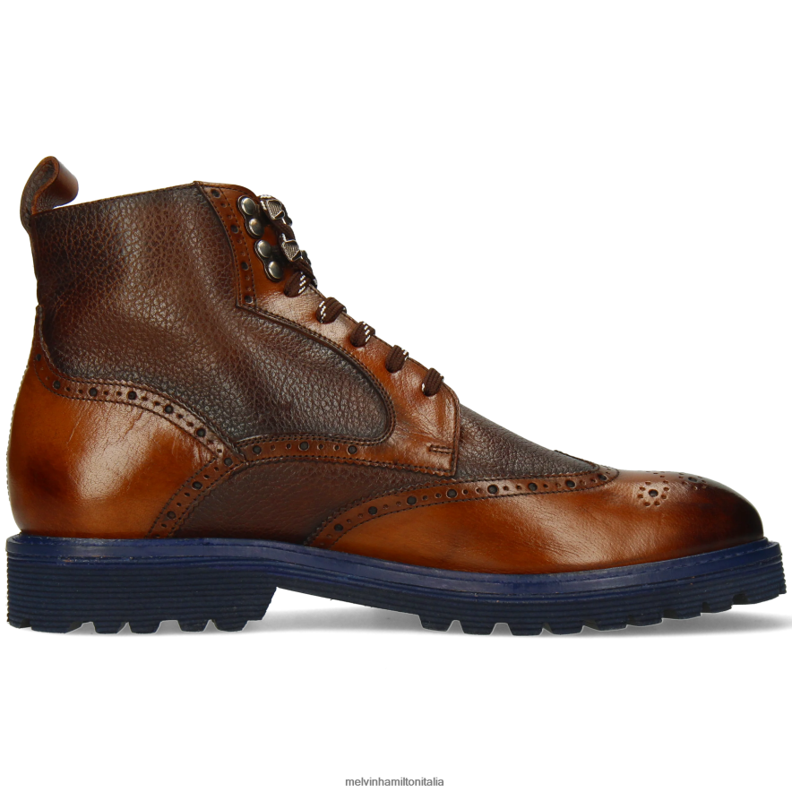 esso Melvin & Hamilton uomini trevor 34 marrone stivaletti L80P2P79