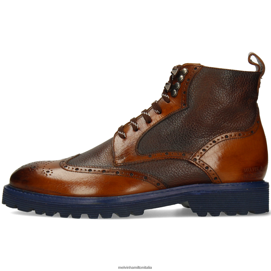 esso Melvin & Hamilton uomini trevor 34 marrone stivaletti L80P2P79