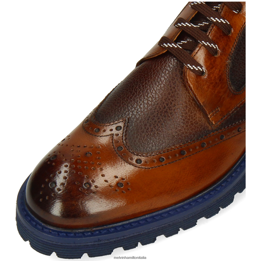 esso Melvin & Hamilton uomini trevor 34 marrone stivaletti L80P2P79