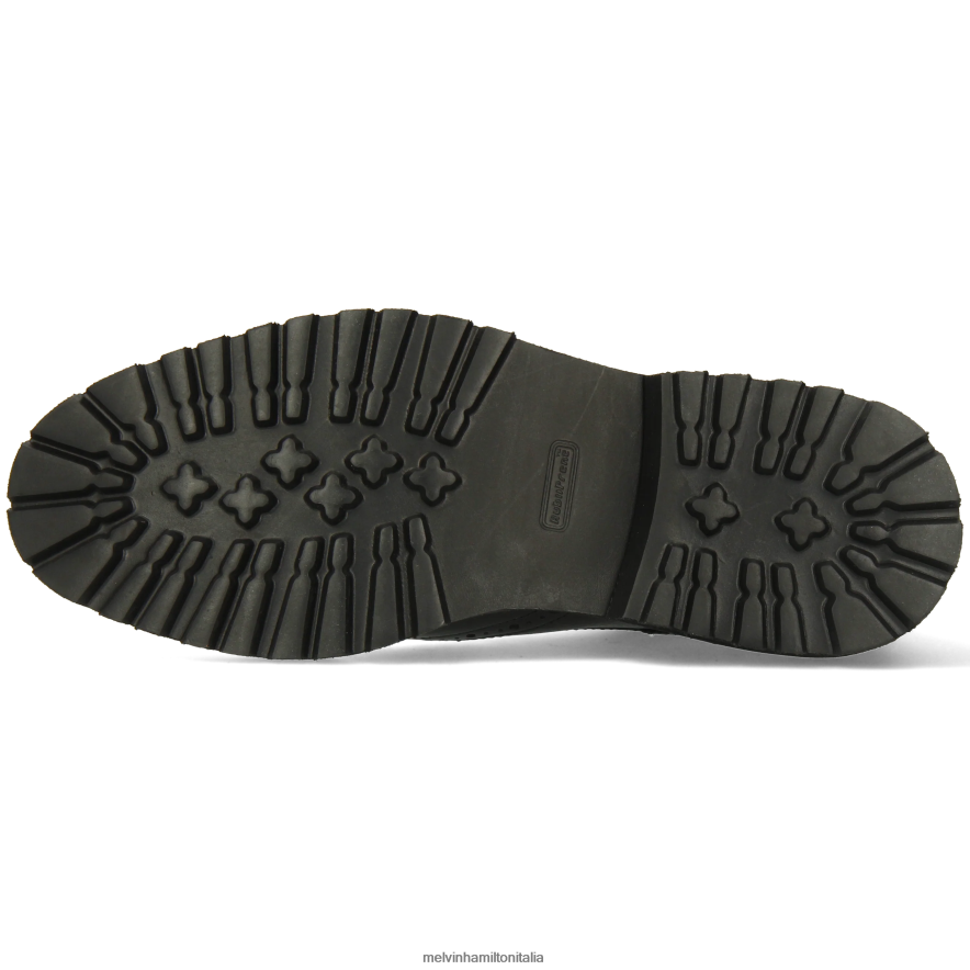 esso Melvin & Hamilton uomini trevor 34 nero stivaletti L80P2P62