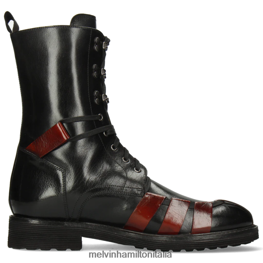 esso Melvin & Hamilton uomini trevor 43 nero stivaletti L80P2P144