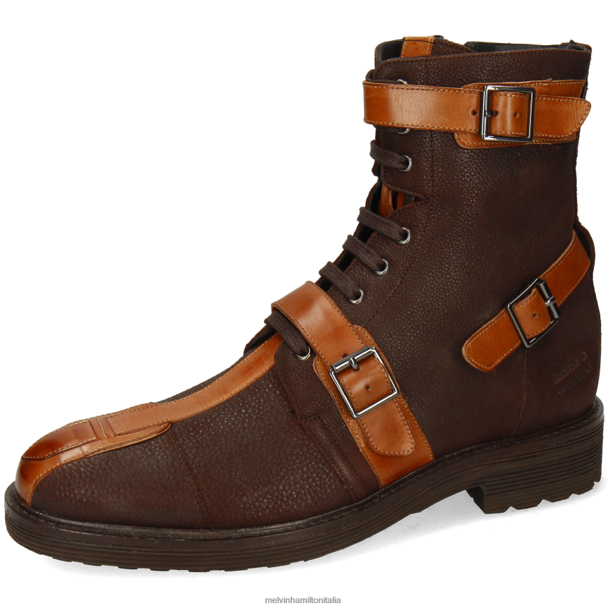 esso Melvin & Hamilton uomini trevor 48 marrone stivaletti DLT2BB87