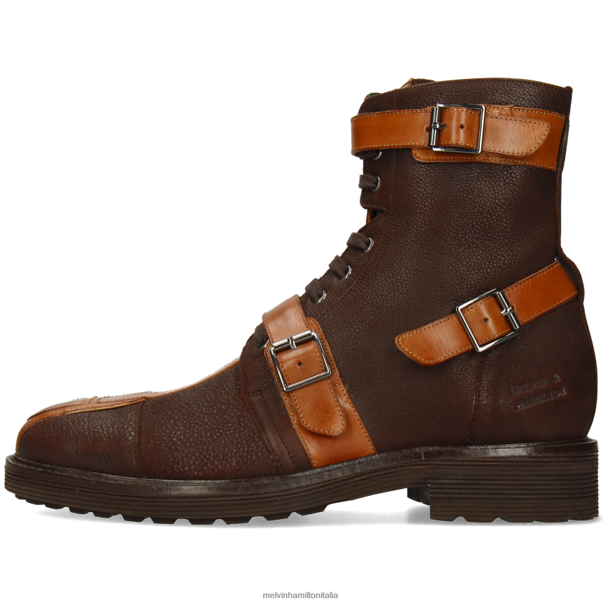 esso Melvin & Hamilton uomini trevor 48 marrone stivaletti DLT2BB87