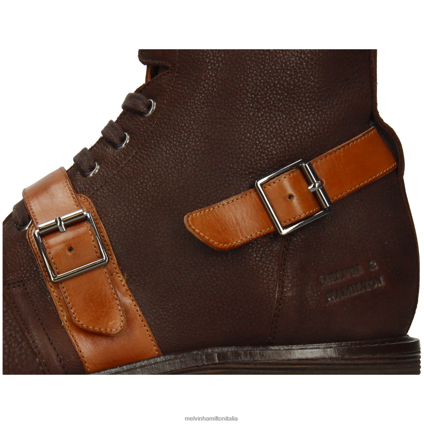 esso Melvin & Hamilton uomini trevor 48 marrone stivaletti DLT2BB87