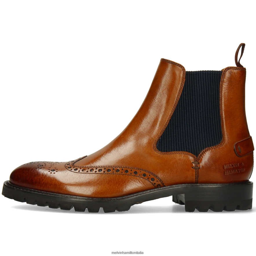 esso Melvin & Hamilton uomini trevor 53 marrone stivaletti L80P2P31