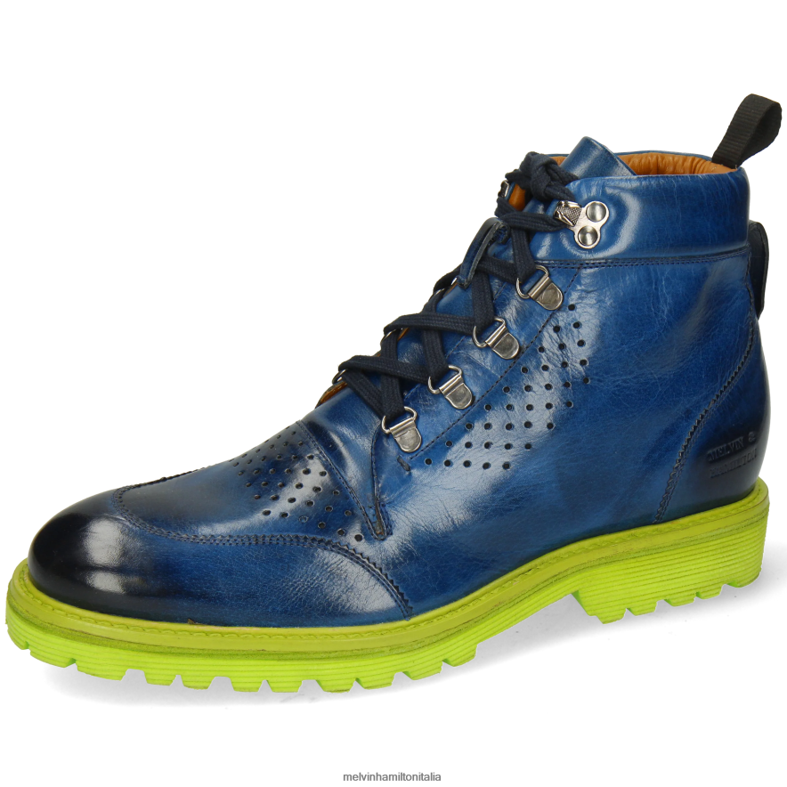 esso Melvin & Hamilton uomini trevor 5 blu stivaletti L80P2P9