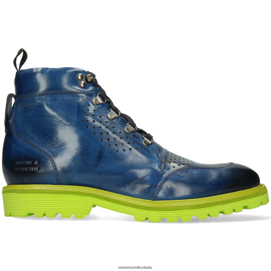 esso Melvin & Hamilton uomini trevor 5 blu stivaletti L80P2P9