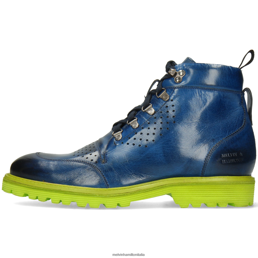 esso Melvin & Hamilton uomini trevor 5 blu stivaletti L80P2P9