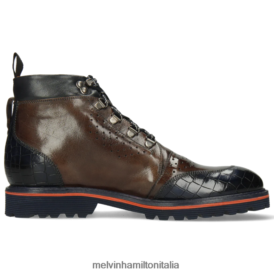 esso Melvin & Hamilton uomini trevor 5 marrone stivaletti L80P2P131