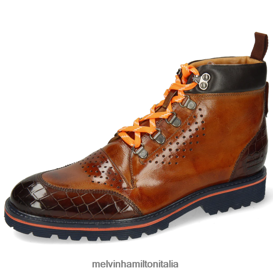 esso Melvin & Hamilton uomini trevor 5 marrone stivaletti L80P2P147