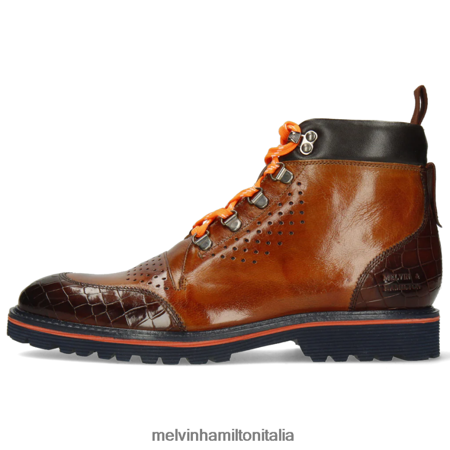 esso Melvin & Hamilton uomini trevor 5 marrone stivaletti L80P2P147