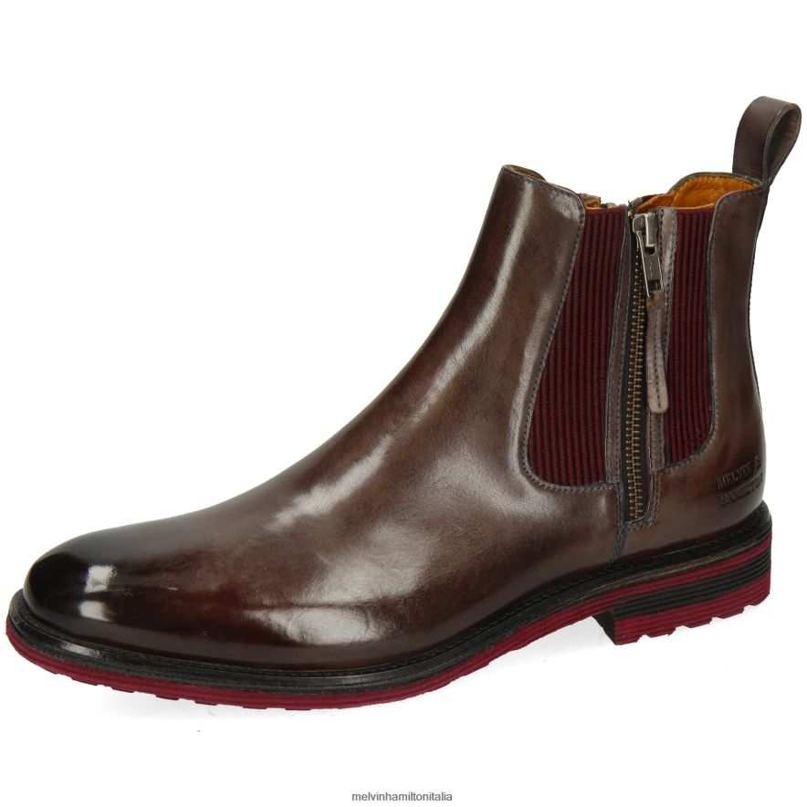 esso Melvin & Hamilton uomini vortice 25 grigio stivaletti L80P2P110