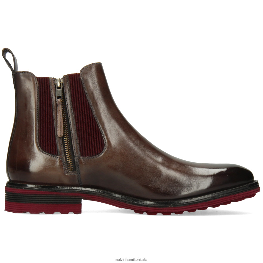 esso Melvin & Hamilton uomini vortice 25 grigio stivaletti L80P2P110