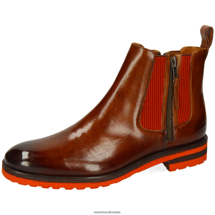 esso Melvin & Hamilton uomini vortice 25 marrone stivaletti L80P2P102