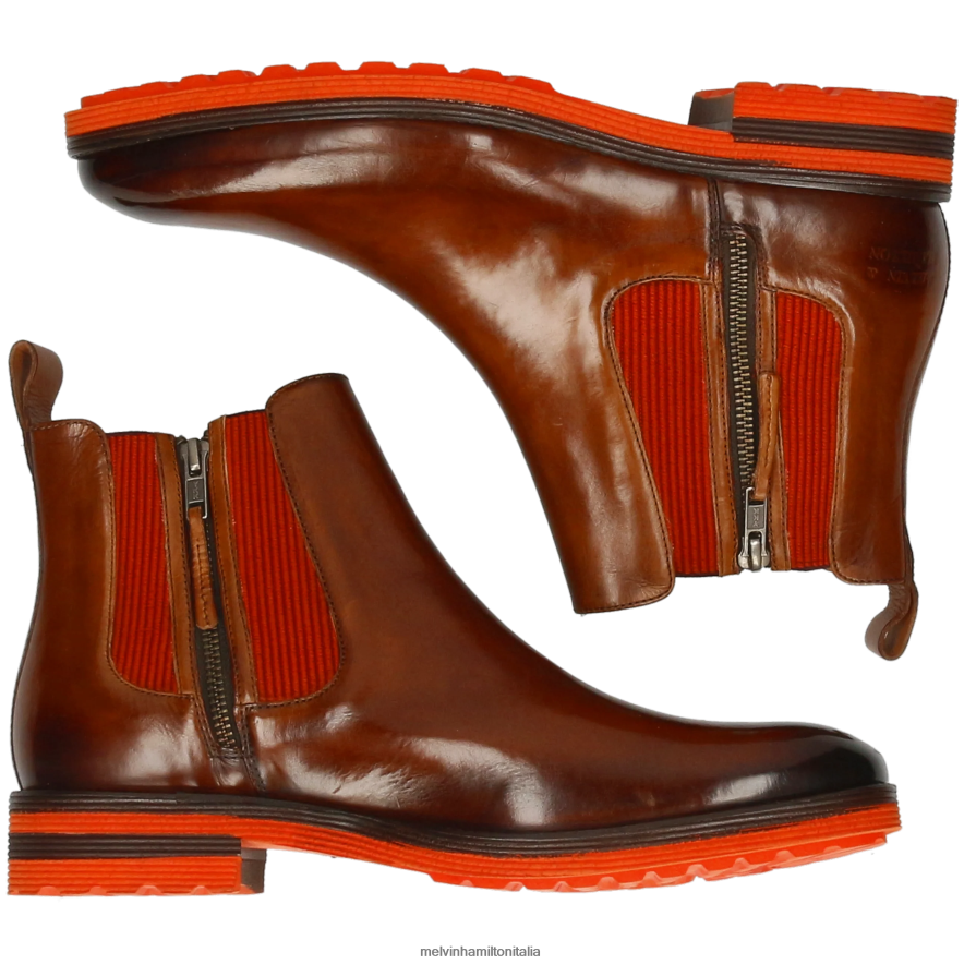 esso Melvin & Hamilton uomini vortice 25 marrone stivaletti L80P2P102
